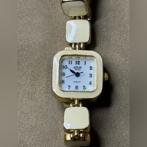 Azur Women's Gold and Cream Watch